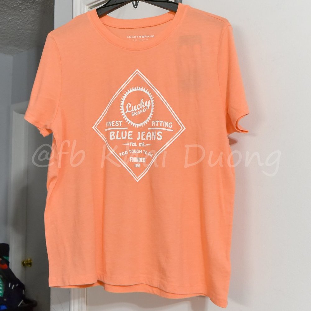 Lucky‎ Brand Ladies' Graphic Tee PINK ,